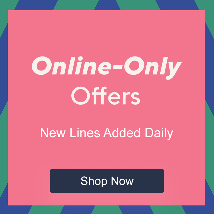 Online-Only Offers New Lines Added Daily 